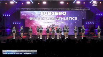 Blue Storm Athletics - SUB2ERO [2025 L2 Junior - Flex - D2 12/06/2025] 2025 WSF Grand Nationals