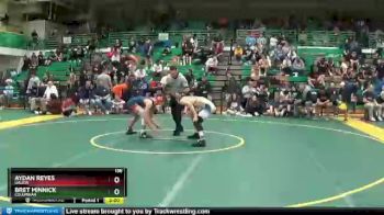 138 lbs Quarterfinal - Bret Minnick, COLUMBIAN vs Aydan Reyes, GALION