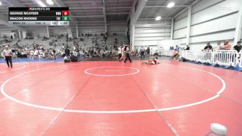 132 lbs Rr Rnd 2 - George McAteer, MetroWest United Black vs Deacon Rhodes, The Fort Hammers Maroon