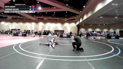 57-65 lbs Champ. Round 1 - Ruth Ansah, PA vs Jazmene Molina, NY