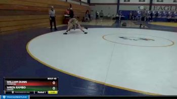 120 lbs Quarterfinal - William Dunn, Thurston vs Wren Rambo, Crater