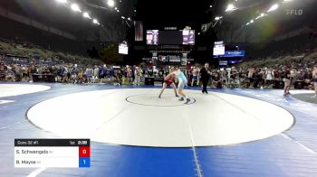 182 lbs Cons 32 #1 - Sam Schwengels, Wisconsin vs Bradley Mayse, Michigan