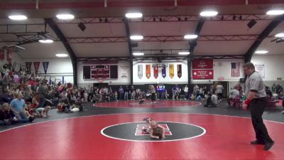 3 lbs Round 3 - Reygun Reynolds, Mediapolis Youth Wrestling vs Josephine Kozlowski, West Burlington Notre Dame