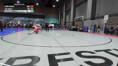 160 lbs Final - Luke Black, OKWA vs Jax Kelly, Idaho Gold