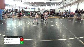 46 lbs Consi Of 8 #1 - Grayson Gregory, Backyard Brawlers vs Luke Autin, Backyard Brawlers