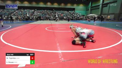 135 lbs Round Of 32 - Wyatt Topinka, Unaffiliated vs Vincent Rosas, Maize Wrestling Club