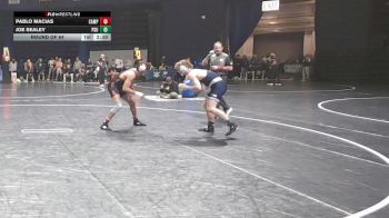 157 lbs Round Of 64 - Pablo Macias, Campbell vs Joe Sealey, Penn State