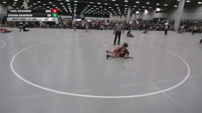 71 lbs Champ. Rd Of 32 - Steven Davidson, SlyFox Wrestling Academy vs Cael Richards, MN Elite Wrestling Club