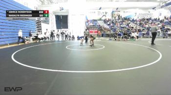 100 lbs Quarterfinal - Madalyn Riedinger, Gardner Edgerton vs Amirce Robertson, Wichita-Northwest HS