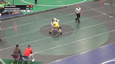 117 lbs Round Of 32 - Hines Kromel, Derry Area vs Waylynn Barrows, Montgomery