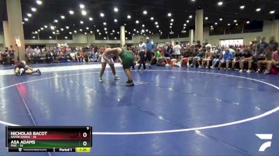 285 lbs Round 1 (32 Team) - Asa Adams, PWC vs Nicholas Bacot, Gator Dawgs