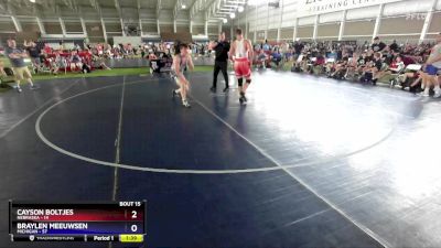 215 lbs Placement Matches (8 Team) - Cayson Boltjes, Nebraska vs Braylen Meeuwsen, Michigan