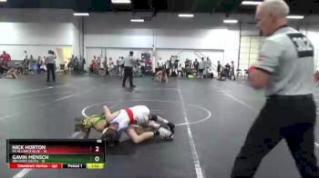 96 lbs Round 6 (8 Team) - Gavin Mensch, Orchard South vs Nick Horton, PA Alliance Blue