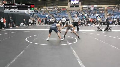 125 lbs Cons. Round 2 - Aden Sanders, Central Oklahoma vs Geno Cardenas, Missouri Baptist University