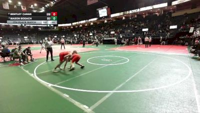 132 lbs 7th Place Match - Bentley Canan, DVWA vs Mason Bodach, BKV1