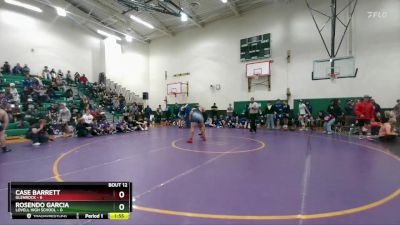 285 lbs Rosendo Garcia, Lovell High School vs Case Barrett, Glenrock