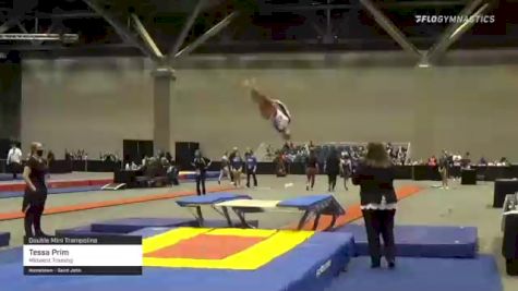 Tessa Prim - Double Mini Trampoline, Midwest Training - 2021 USA Gymnastics Championships