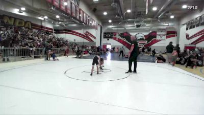 49 lbs Round 3 - Christian Garcia, So Cal Hammers vs Camron Houck, Ridgecrest Wrestling
