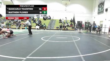 165 lbs Semifinal - Matthew Flores, Rio Hondo vs Giancarlo Tolentino, Palomar