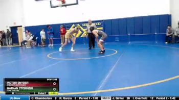 138 lbs Quarterfinal - Victor Snyder, Sylvania Northview vs Nathan Stobinski, Clay Oregon