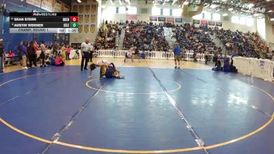 150 lbs Champ. Round 1 - Sean Stern, Boca Raton Community H S vs Austin Werner, Celebration