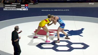 68 kg Champ. Round 1 - Kennedy Blades, Hawkeye Wrestling Club/TMWC vs Brooklyn Hays, USOPTC/TMWC