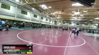 285 lbs Champ. Round 1 - Alexander Schmitz, Pursuit Wrestling Club vs Samuel Inman, Watford City Wolves