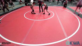 80 lbs Final - Ryker Hushbeck, Verdigris Youth Wrestling vs Dallin Swan, IRONMEN Wrestling Club