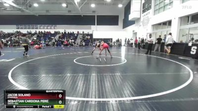 126 lbs Quarterfinal - Sebastian Cardona Perez, Santa Ana vs Jacob Solano, Etiwanda