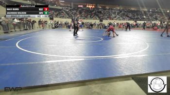 118 lbs Round Of 64 - Max Burd, Weatherford vs Jackson Wilson, Sapulpa Jr High