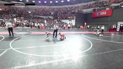 80 lbs Cons. Round 4 - Lincoln Myhre, Monroe Wrestling Club vs Isaac Delao, Racine Area Wrestling Inc.