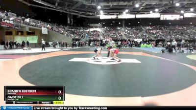 98 lbs Champ. Round 2 - Brand`n Edstrom, Madison vs Gaige Bill, Middleton