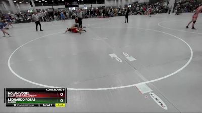 150 lbs Cons. Round 6 - Leonardo Rosas, Illinois vs Nolan Vogel, Callan Wrestling Academy