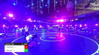 123 lbs Quarterfinal - Jayden Espinoza, Unattached vs Tristan George, Chatfield WC
