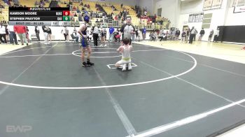 98 lbs Quarterfinal - Kamdon Moore, Miami Wardogs vs Stephen Praytor, Salina
