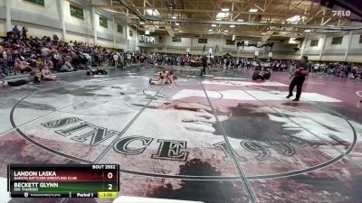 100 lbs Champ. Round 1 - Beckett Glynn, EEK Thunder vs Landon Laska, DAKOTA RATTLERS WRESTLING CLUB