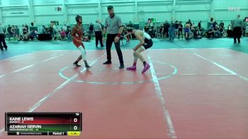 96 lbs Round 5 (10 Team) - Azariah Gervin, Neighborhood WC vs Kaine Lewis, Bandits