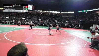 128 lbs Cons. Semi - Colton Nixon, MFJ3 vs Brock Bolan, MP1