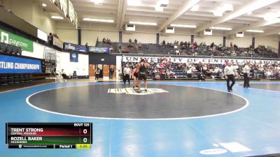 285 lbs Cons. Round 3 - Rozell Baker, McKendree vs Trent Strong, Central Missouri