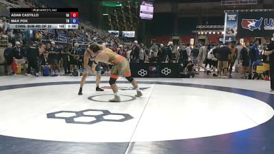 215 lbs Cons. Sub-rd Of 32 - Adan Castillo, California vs Max Fox, Tennessee