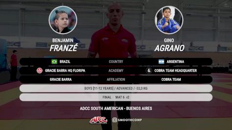 Benjamin Franzé vs Gino Agrano 2025 ADCC South American Championship