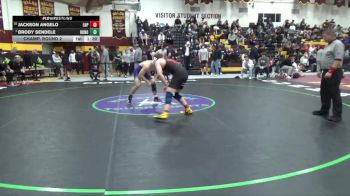 175 lbs Champ. Round 2 - Brody Sendele, Hononegah vs Jackson Angelo, Lake Highland Prep