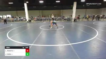 138 lbs Consi Of 128 #2 - Luke Roberts, VA vs Justin Wells, CA