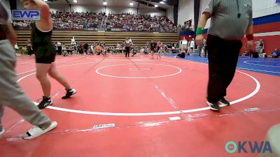 110 lbs 2nd Place - Travis Dupire, Eufaula Ironheads Wrestling Club vs Reid Lauerman, McAlester Youth Wrestling