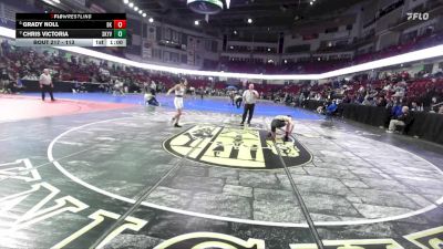 113 lbs 3rd Place Match - Grady Noll, Bishop Kelly vs Chris Victoria, Skyview