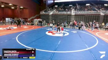 56 lbs Cons. Round 3 - Daxton Smith, Glenrock Wrestling Club vs Bridger Everitt, Rawlins Wrestling Club