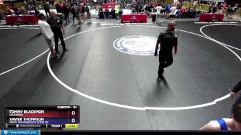 94 lbs Cons. Semi - Tommy Blackmon, California vs Xavier Thompson, South San Francisco Gator WC