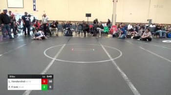 85 lbs Rr Rnd 2 - Larkin Hendershot, Tri State Hammers K-4 vs Finn Frank, All American K-4