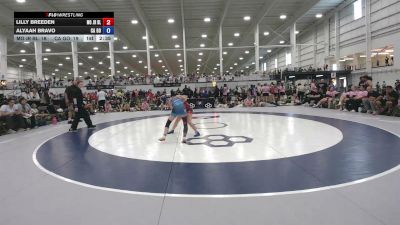 100 lbs Lilly Breeden, Missouri Blue vs Alyaah Bravo, California Gold