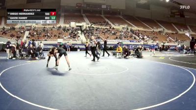 D1-285 lbs Champ. Round 1 - Braidi Glascock, Perry High School vs Caleb Balke, Casteel High School
